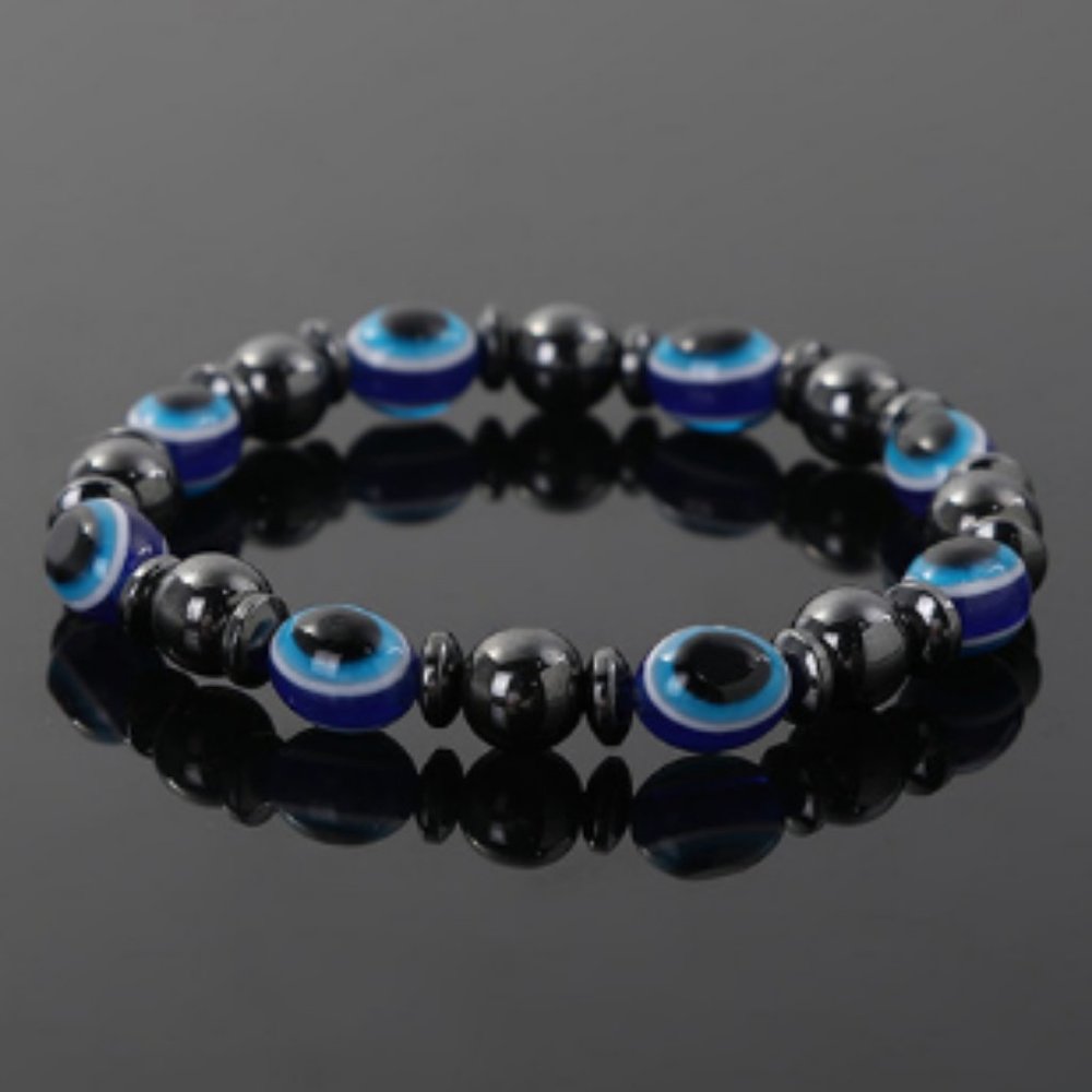 Evil Eye Bracelet,Magnetic Hematite Bracelet,Magnetic Evil Eye Bracelet,Hamsa